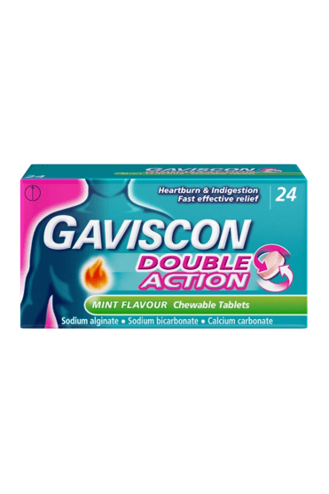 Gaviscon Double Action Mint 24 Tablets
