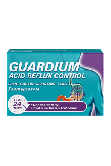 Guardium Acid Reflux Control 7 Gastro Resistant Tablets 20mg