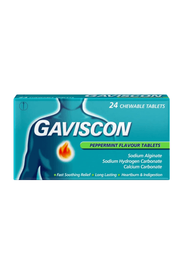 Gaviscon Peppermint Chewable Tablets 24