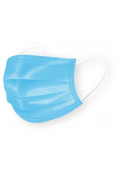 Non-Medical Disposable Face Masks Blue 10 Pack