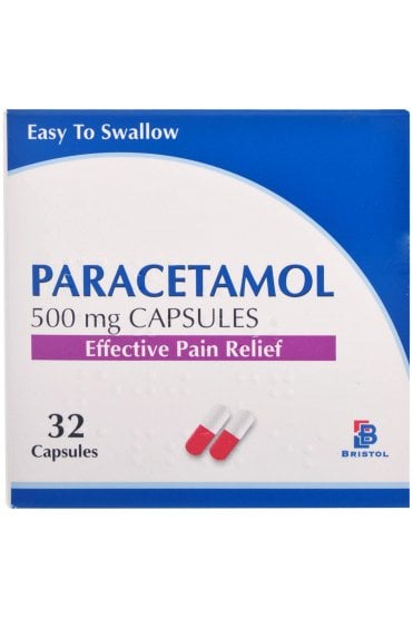 Generics Paracetamol Capsules 500mg 32 (brands may vary)