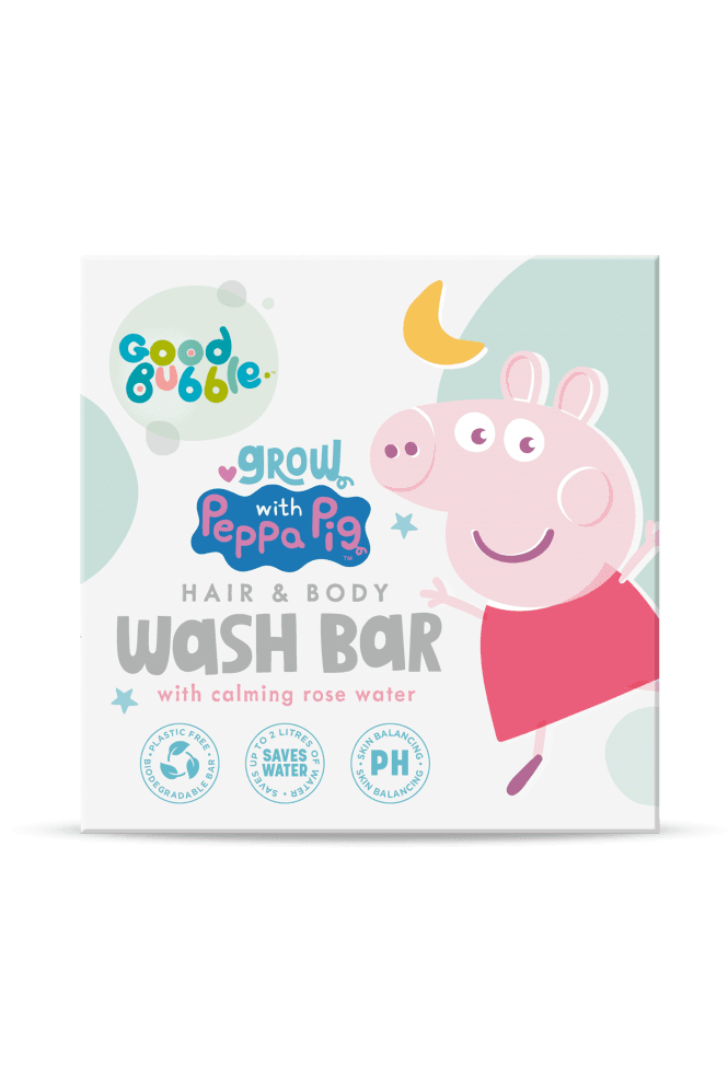 Good Bubble  Peppa Pig Wash Bar with Rose Water & Aloe Vera 80g