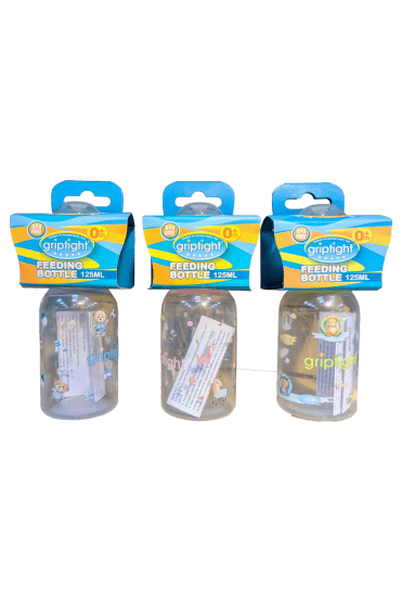 Griptight 125ml BPA Free Bottle (Colours may vary)