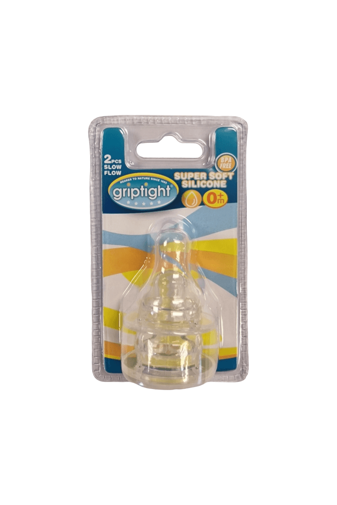 Griptight  2 Std Silicone Slow Flow Teat