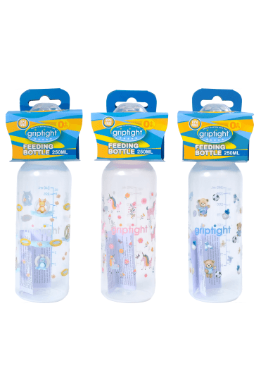 Griptight 250ml BPA Free Bottle (Colours may vary)