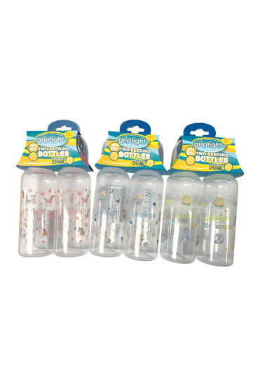 Griptight 250ml Twin Pack Bottles (Colours may vary)