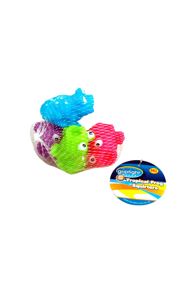 Griptight  4 Tropical Frog Bath Squirters