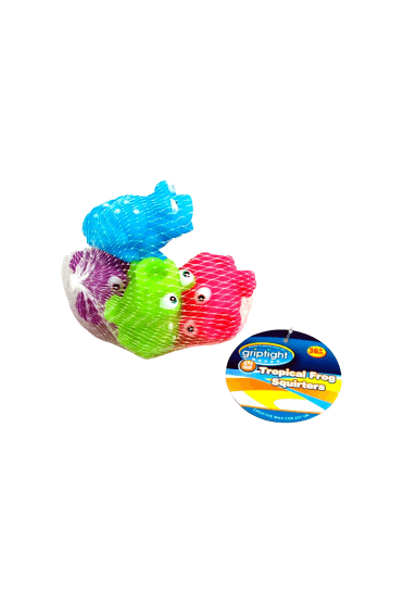 Griptight 4 Tropical Frog Bath Squirters