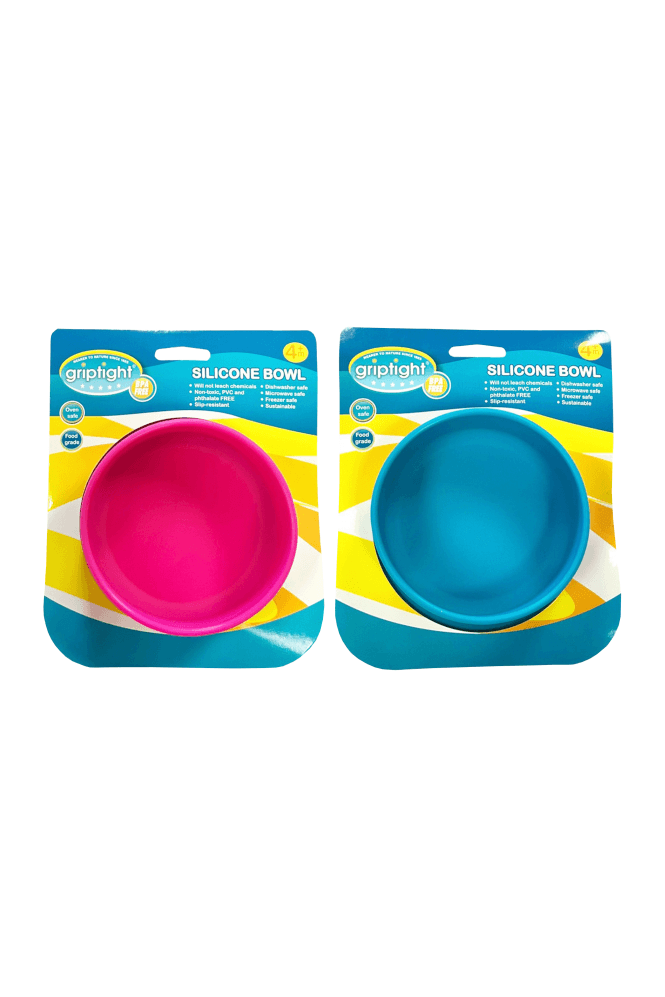 Griptight  Anti-Spill Silicone Bowl (Colours may vary)