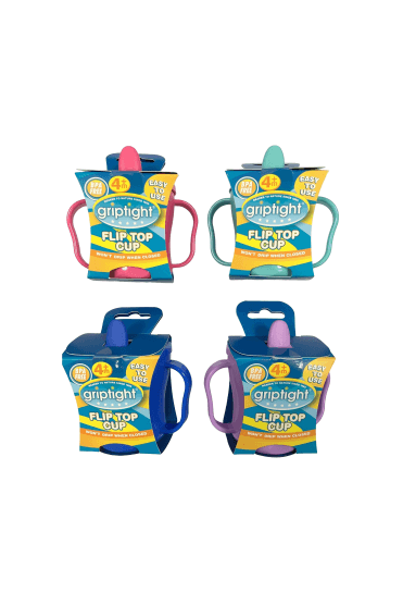 Griptight Flip Top Cup (Colours may vary)