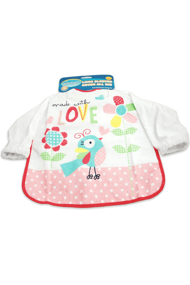 Griptight Grip Tight Long Sleeved Bib/Coverall Pink