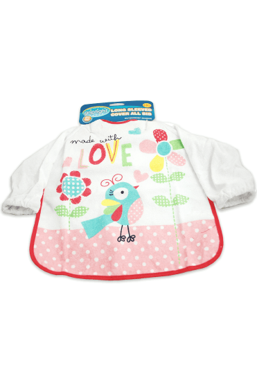 Grip Tight Long Sleeved Bib/Coverall Pink
