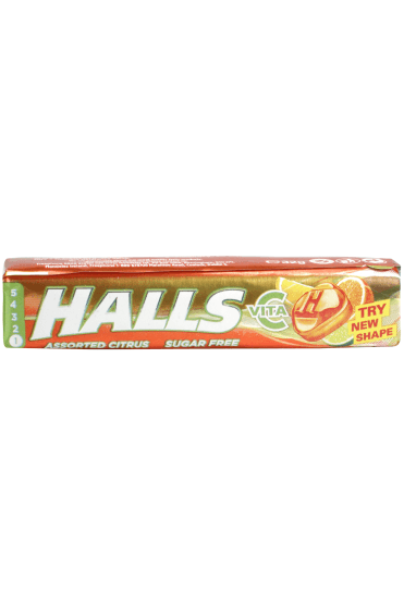 Halls Assorted Menthol Citrus Sugar Free Sweets 10 Sweets