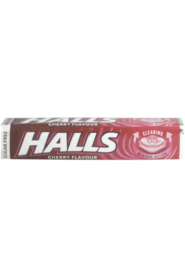 Halls Mentho-Lyptus Cherry Flavoured Sugar Free 32g