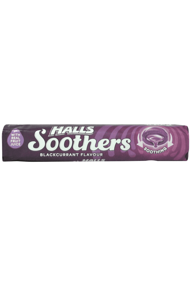 Halls  Soothers Blackcurrant - 1 Pack