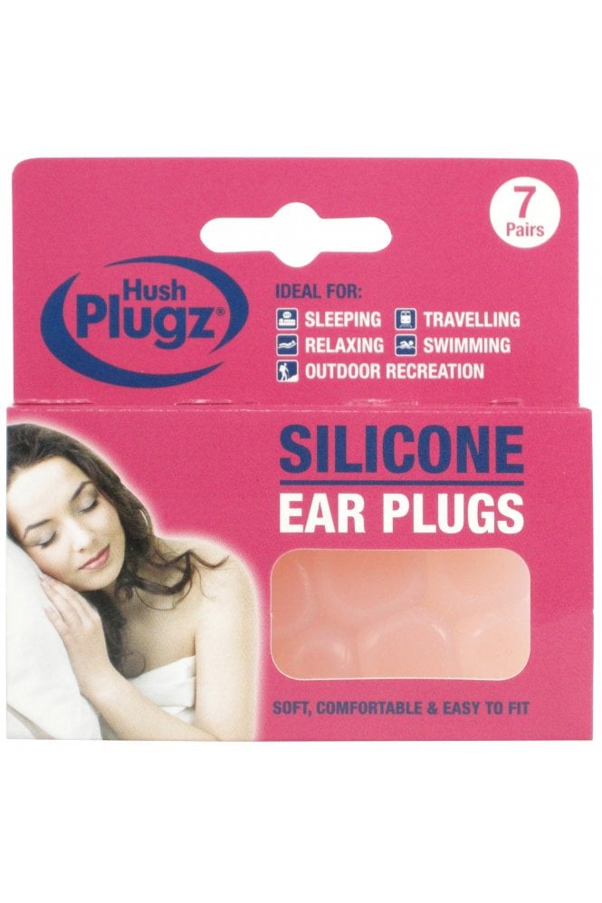 Hush Plugz  Silicone Ear Plugs 7 Pairs