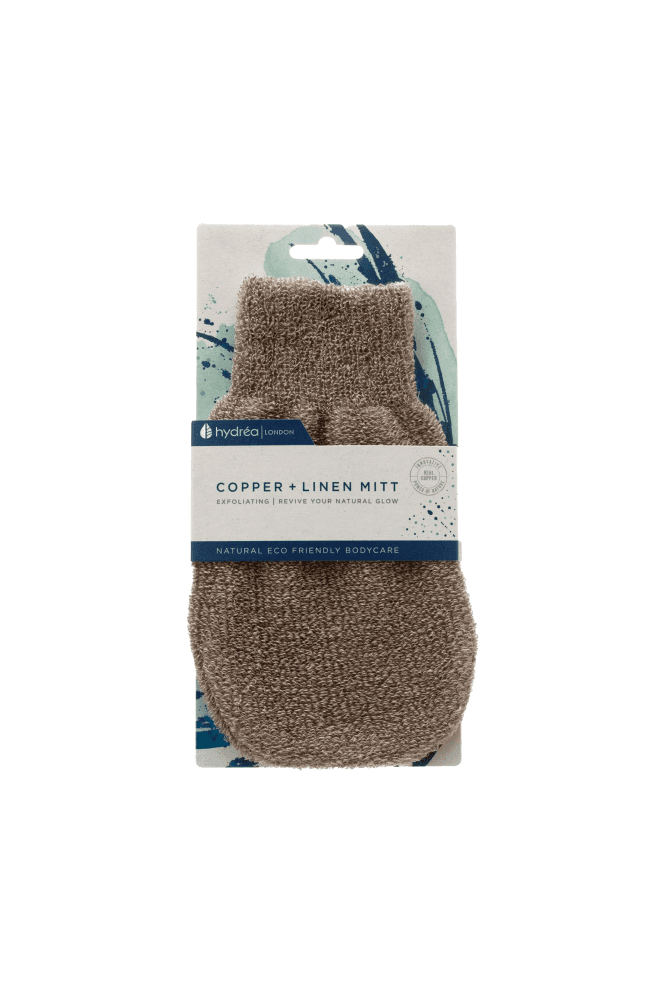 Hydrea london  - Copper + Linen Spa Mitt