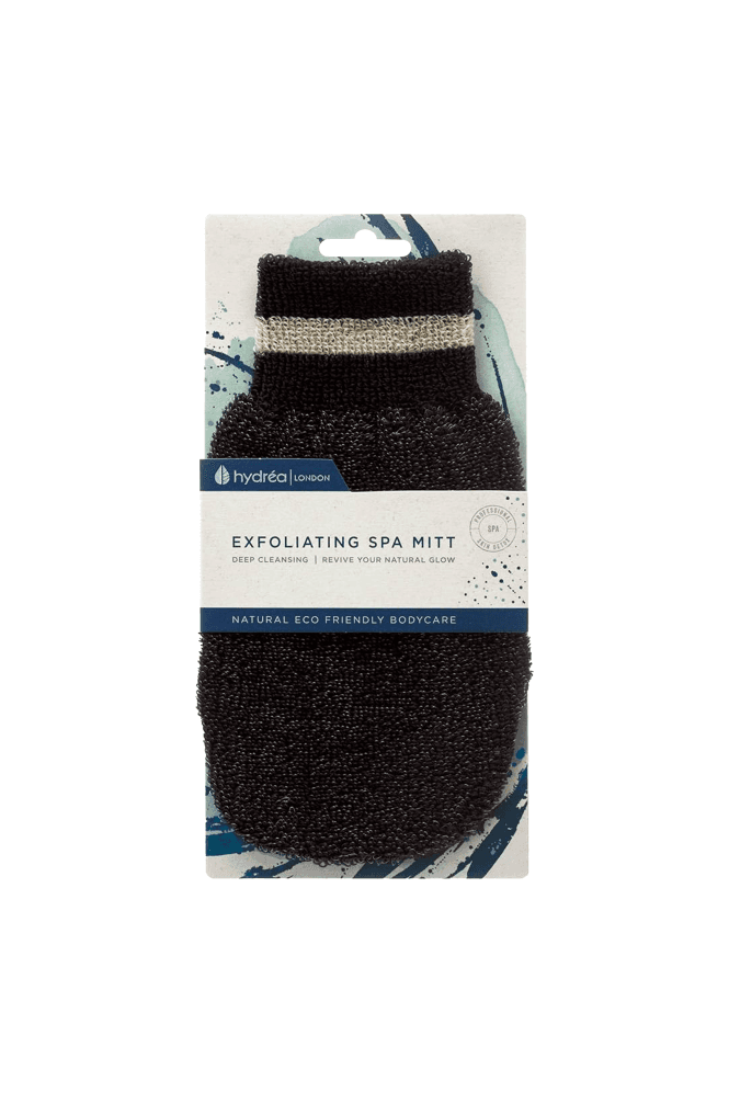 Hydrea london  - Professional Exfoliating Spa Mitt Black