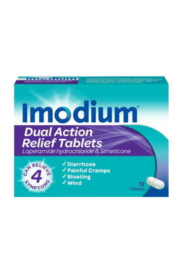 Imodium Dual Action Relief Tablets 12