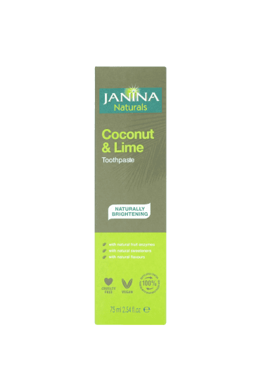 Janina Janina Naturals Coconut Lime Toothpaste 75ml