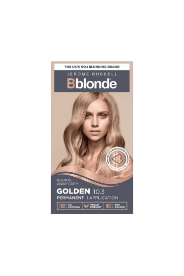 Jerome Russell Bblonde Permanent Colour Golden Blonde 10.3