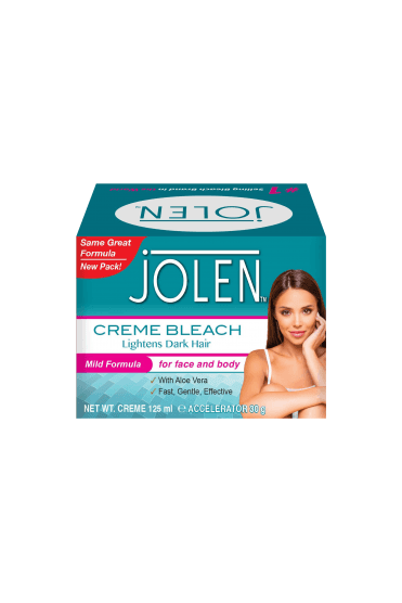 Jolen Facial Hair Creme Bleach Mild Formula 125ml