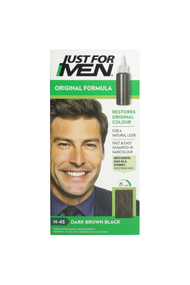 Just For Men H45 Dark Brown Black Hair Colour