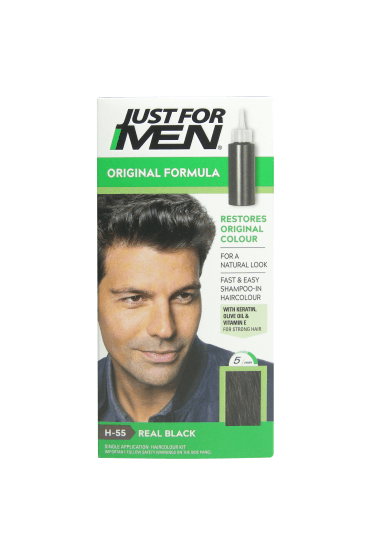 Just For Men H55 Real Black Hair Colour