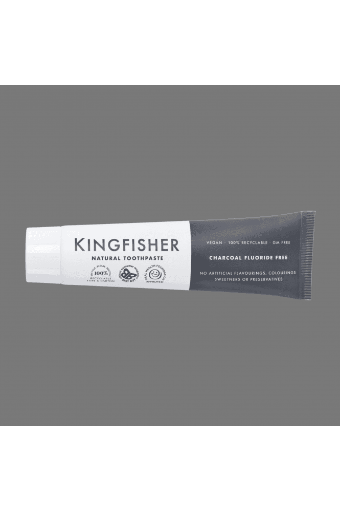 Kingfisher  Charcoal Fluoride Free Natural Toothpaste 100ml