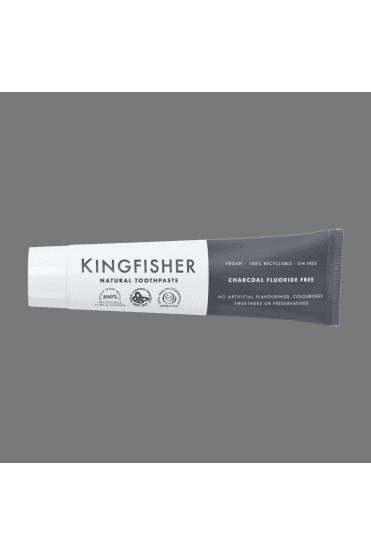 Kingfisher Charcoal Fluoride Free Natural Toothpaste 100ml