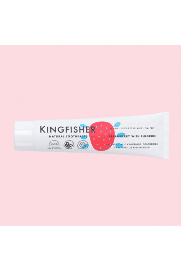 Kingfisher Children's Natural Toothpaste - Strawberry with Fluoride 100ml