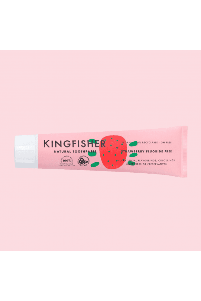 Kingfisher  Strawberry Toothpaste Fluoride Free 100ml