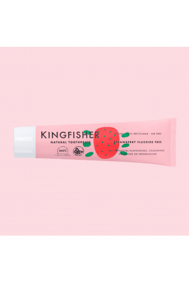 Kingfisher Strawberry Toothpaste Fluoride Free 100ml