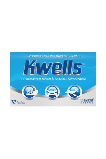 Kwells 300 Microgram Travel Sickness 12 Tablets