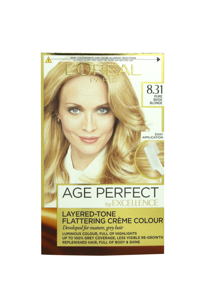L'Oreal  Excellence Age Perfect 8.31 Pure Beige Blonde