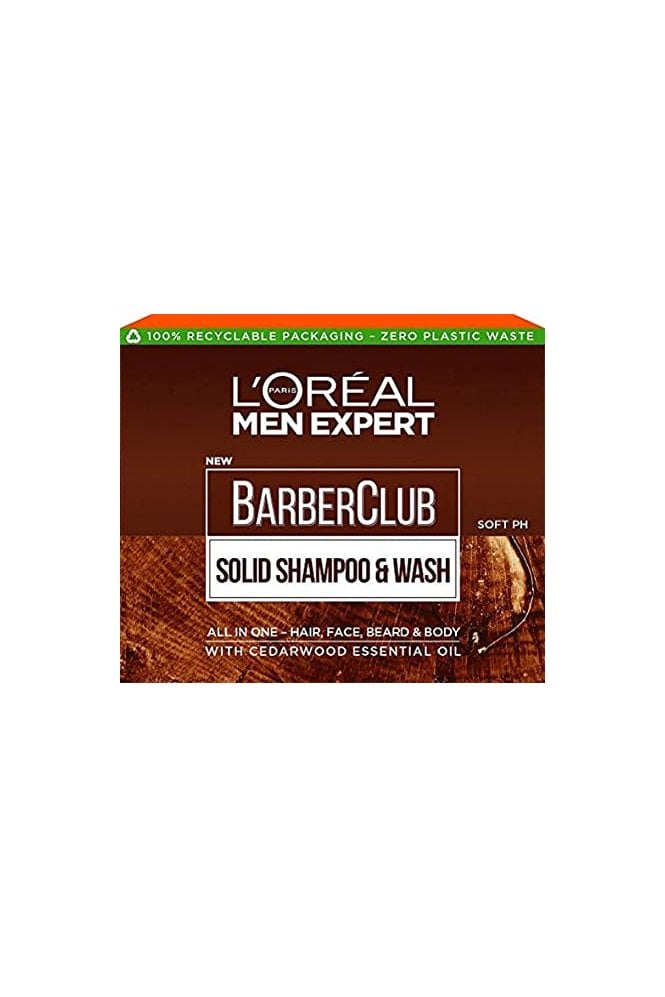 L'Oreal  Men Expert Barber Club Solid shampoo & Wash Bar 80g