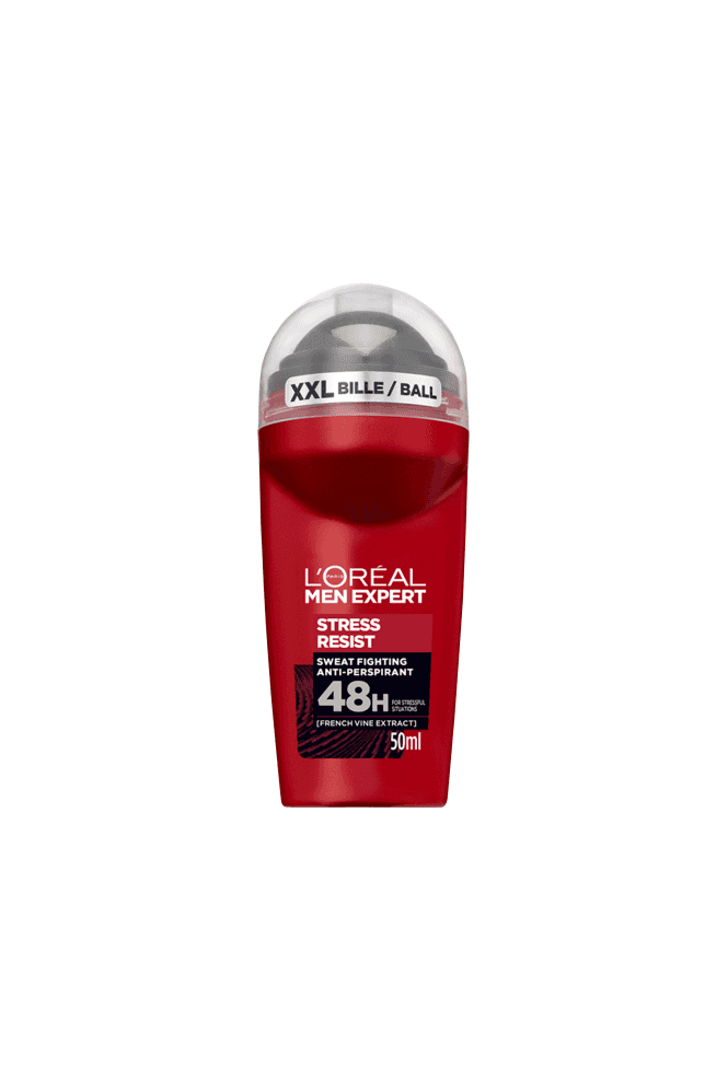 L'Oreal  Men Expert Stress Resist 48 Anti-Perspirant Roll On 50ml