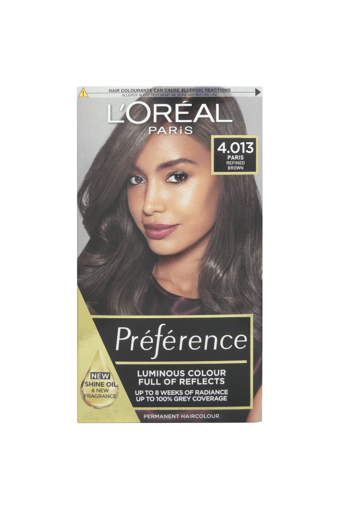 Preference 4 L'Oreal Recital Preference 4.013 Paris Refined Brown | Hair Colours ...