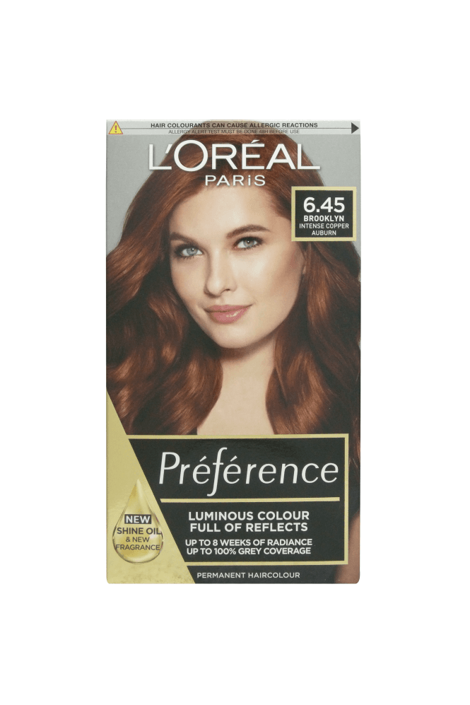 L'Oreal  Recital Preference 6.45 Brooklyn Intense Copper Auburn