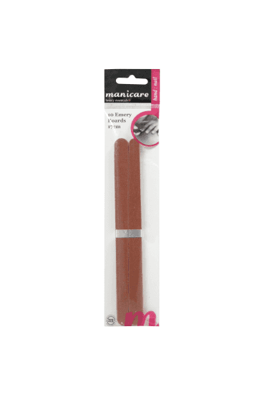 Manicare 17cm Nail Emery Boards 10 Pack