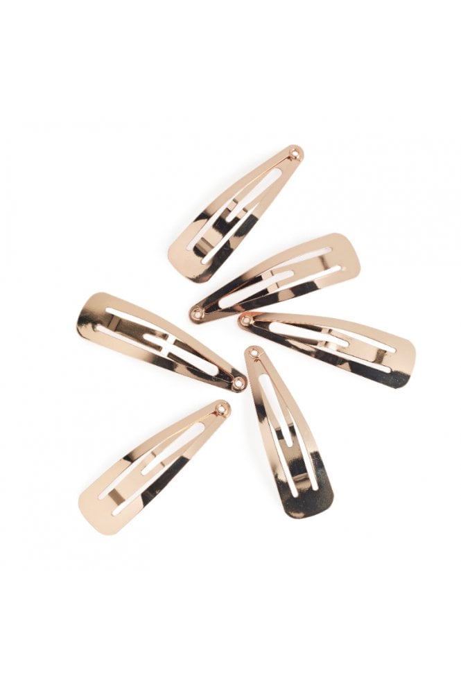 Manicare  6 Snap Clips Gold