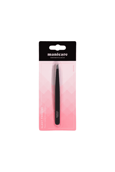 Manicare Slant Tweezer Black