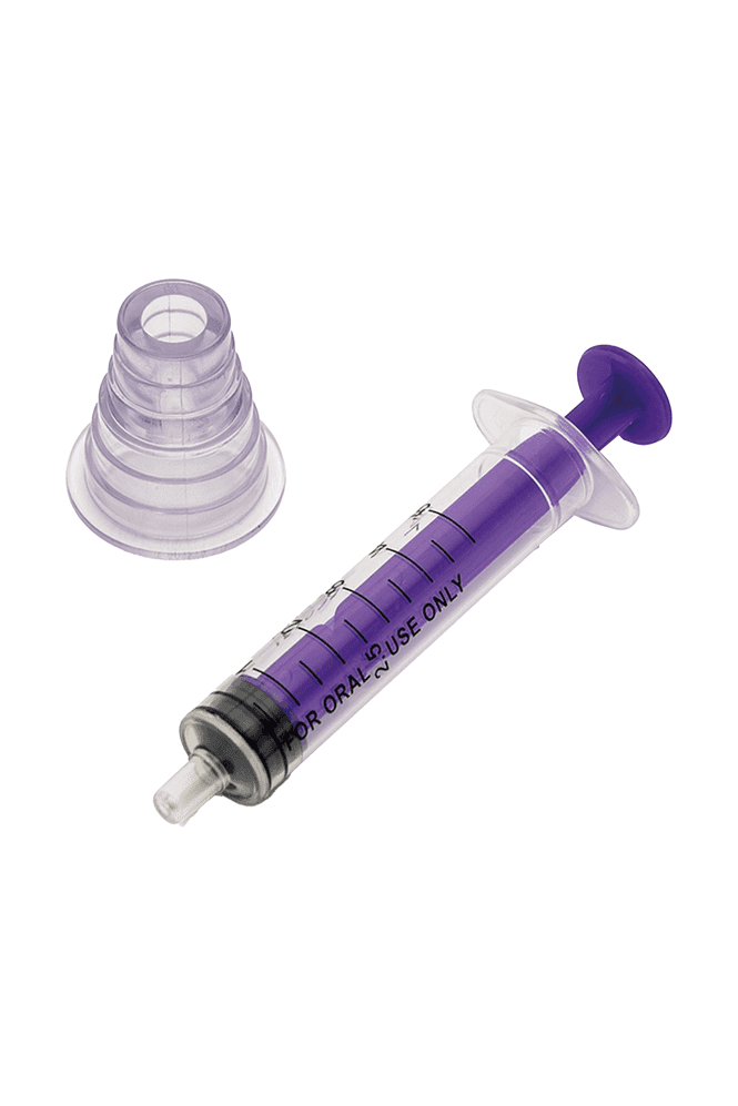 Medicare  5ml Essential Dispensing Purple Oral Syringe