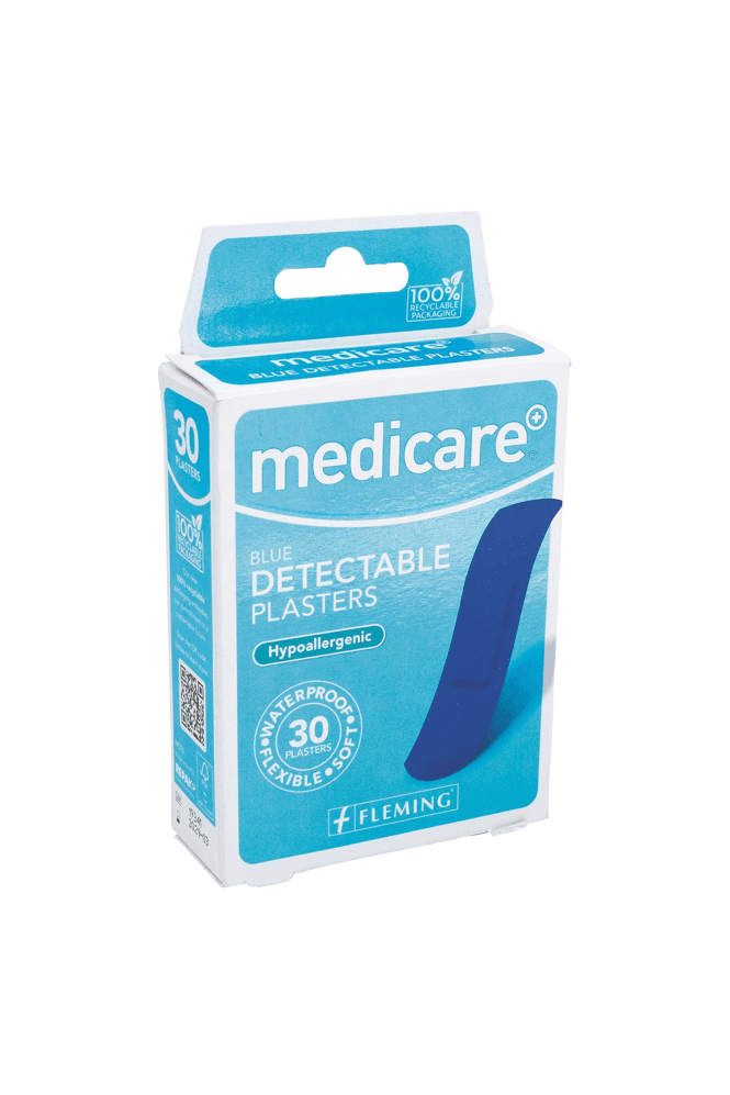 Medicare  Blue Detectable Plasters 30's