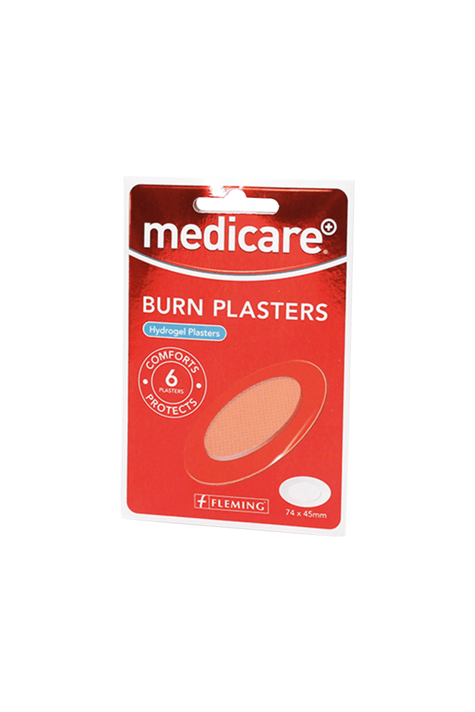 Medicare  Burn Plasters 6s