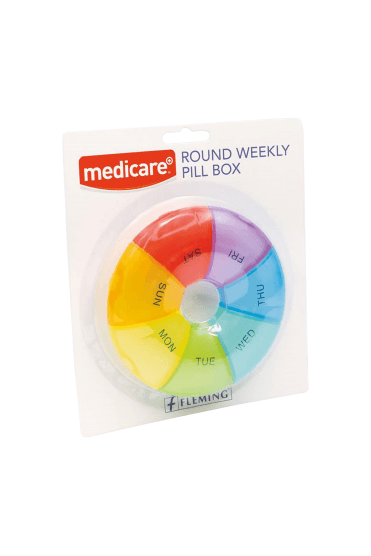 Medicare - Round 7 Sided Weekly Pill Box