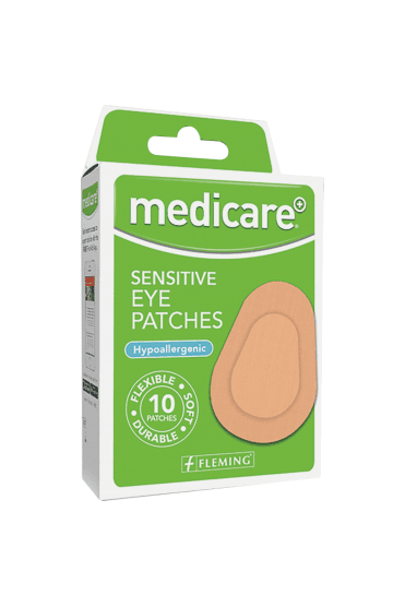 Medicare Sensitive Eye Patch 5.8cm X 8cm 10 Pack