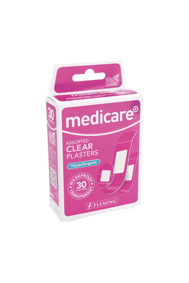 Medicare Transparent Plasters Assorted Pack 30 Plasters
