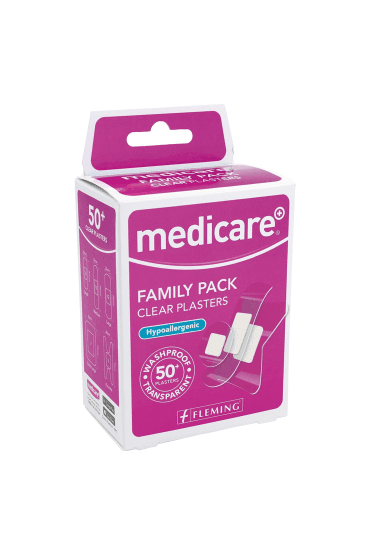 Medicare Transparent Plasters Family Pack 50's
