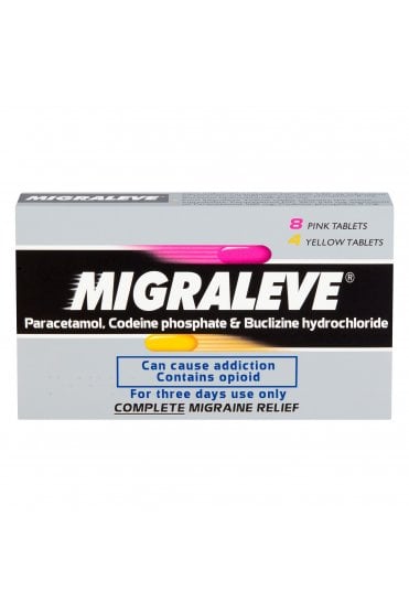 Migraleve 8 Pink & 4 Yellow Tablets